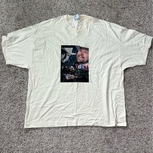 VTG Toby Keith Screen Printed T-shirt Men’s‎ Size XXL 2XL Shirt Small Stains